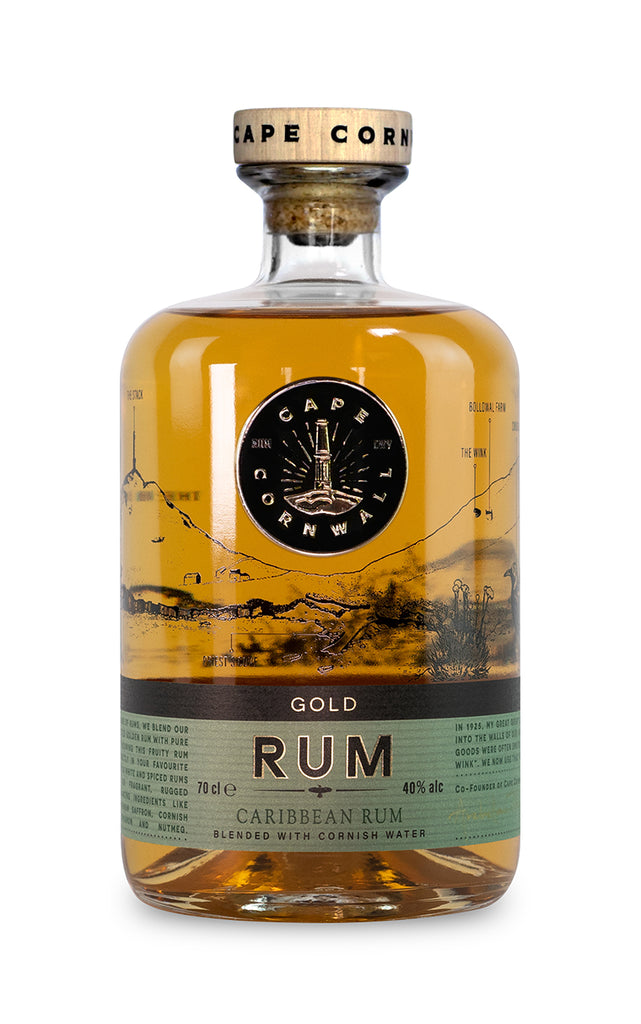 Cape Cornwall Gold Rum 70cl - Buy online today - fast worldwide shipping