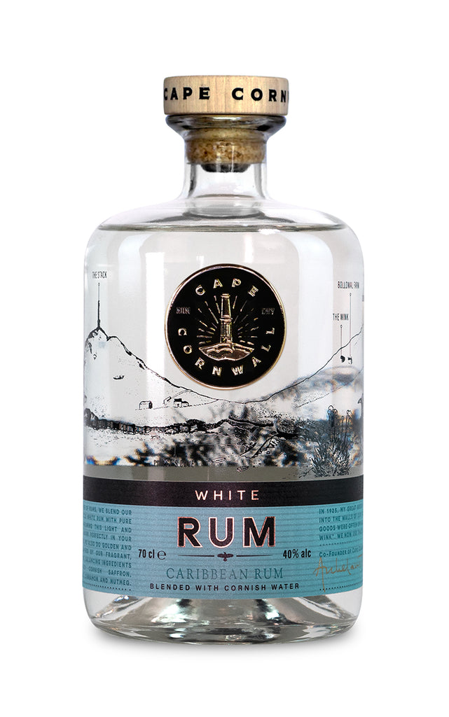 Cape Cornwall White Rum 70cl - Buy online today - fast worldwide shipping